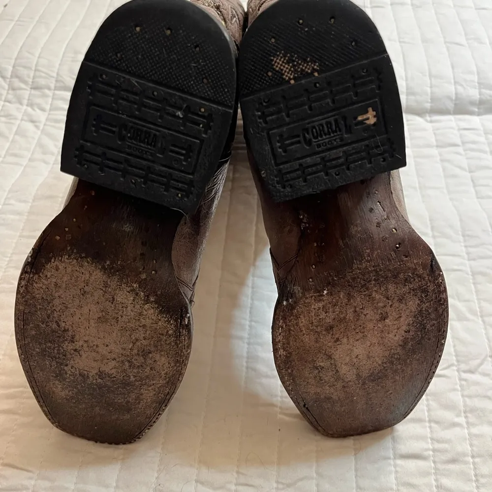 Corral distressed sequin inlay cowboy boots - Image 9