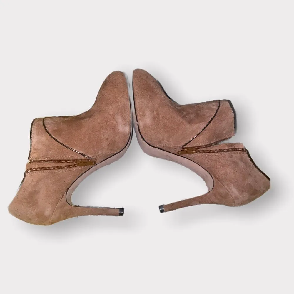 Antonio Melani  Tan Suede Booties  Size 9.5 M - Image 2