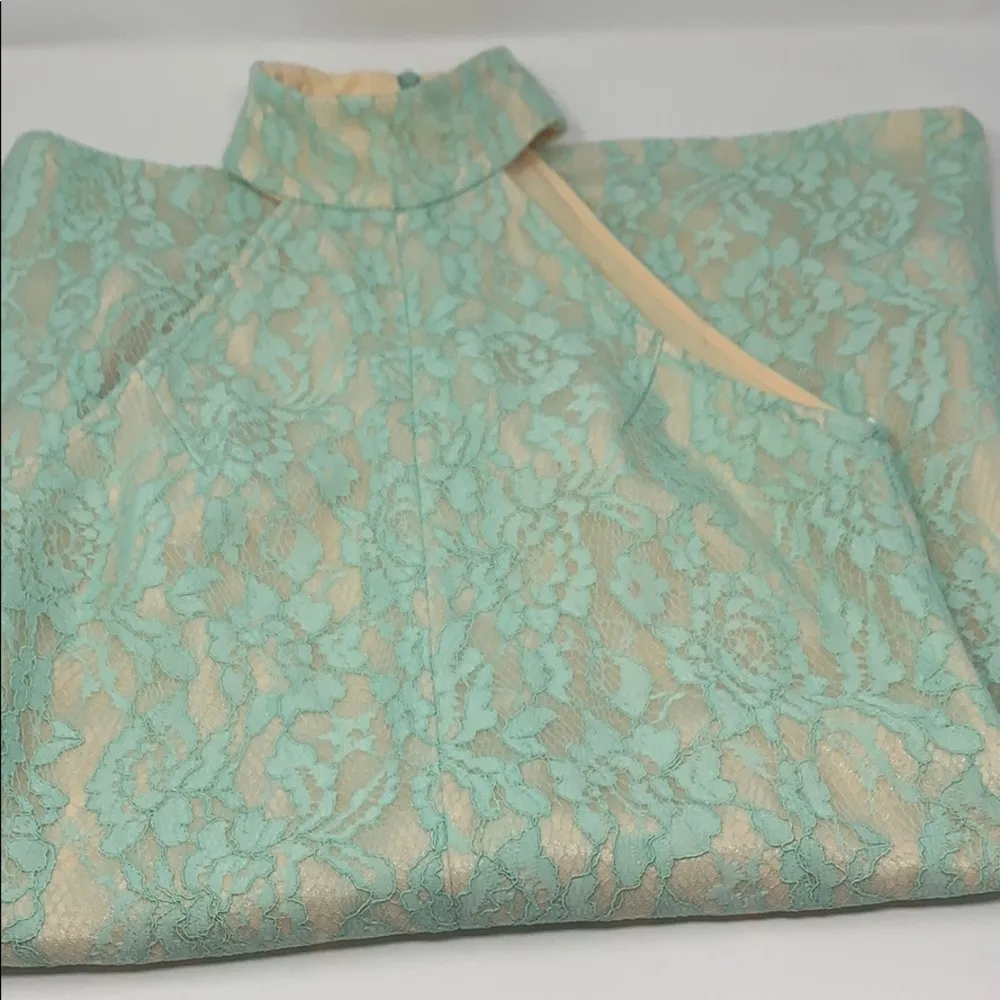 Revolve Elliatt dress Revolve cocktail Lace Halter cocktail dress teal XS - Image 3