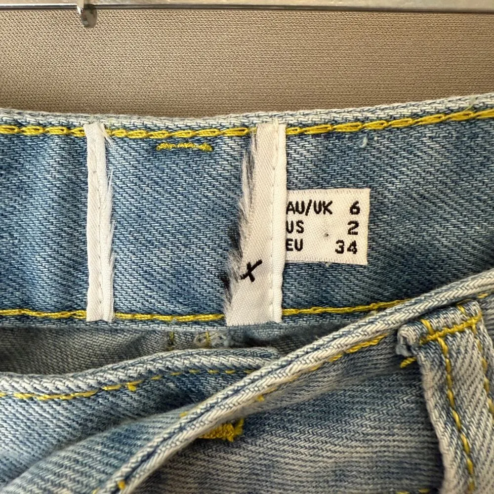 Princess Polly PRNDNM sz‎ 2 mom fit Jeans NWOT - Image 3