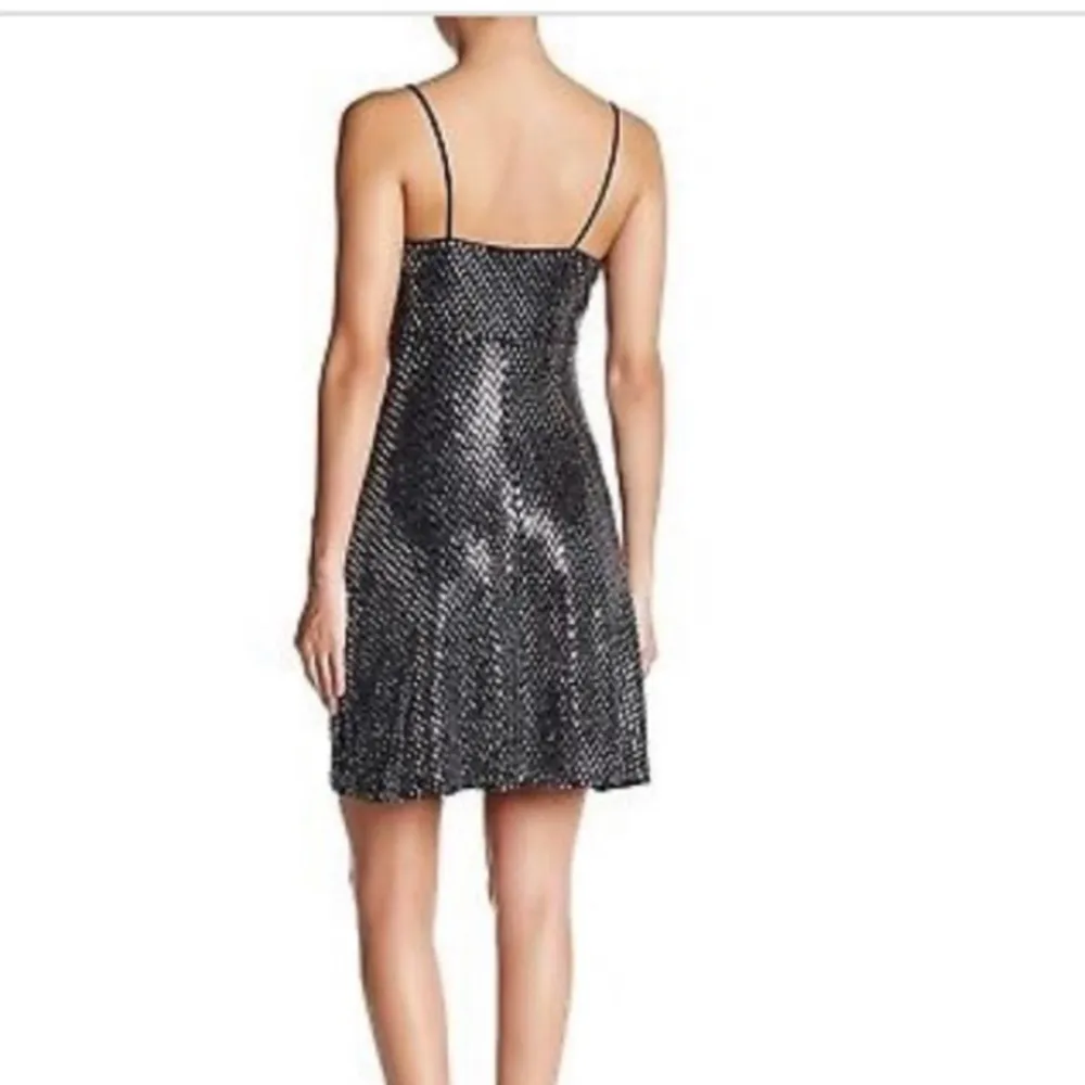 sequin dress black with silver sequins S - Image 2