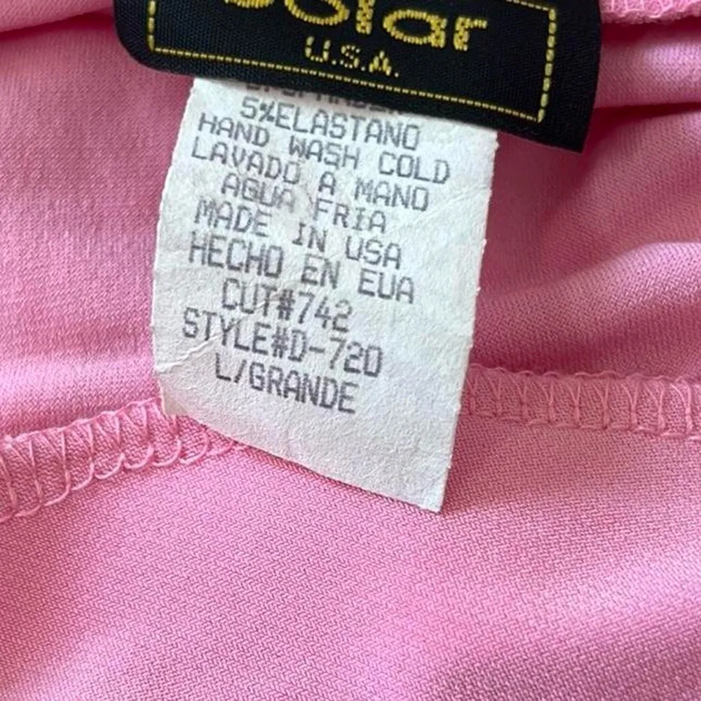 Vintage 90s Tube Top Strapless Dress Pink Size XS - Image 3