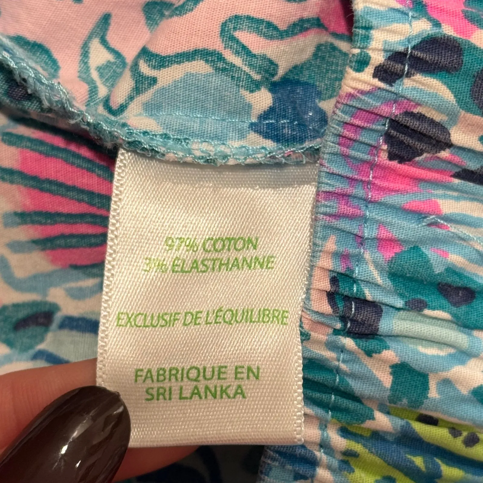 Lilly Pulitzer XL Pajama Pants Loungewear Sleepwear Floral Print Cotton Spandex - Image 7