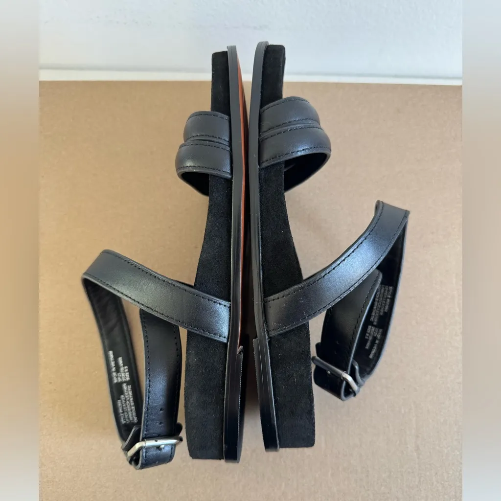 Madewell The Caro Ankle-Wrap Sandals in True Black - Image 8