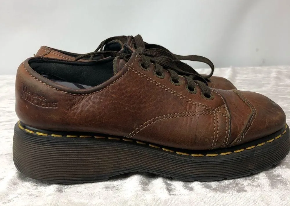 Vintage  8651 chunky platform Oxford shoes size 7 - Image 3