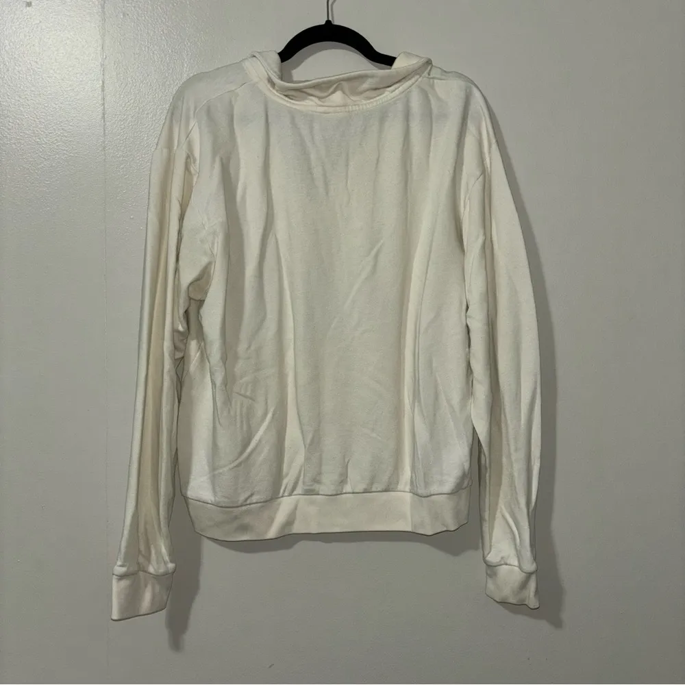 PINK Victoria's Secret Cream Cowl Neck Sweater - Image 3