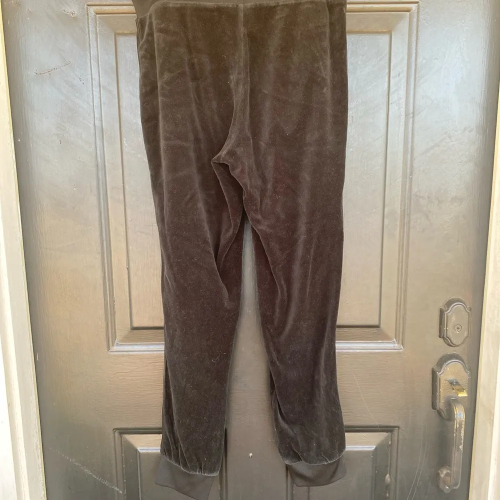 Juicy Couture Black Plush Athletic Pants - Image 2