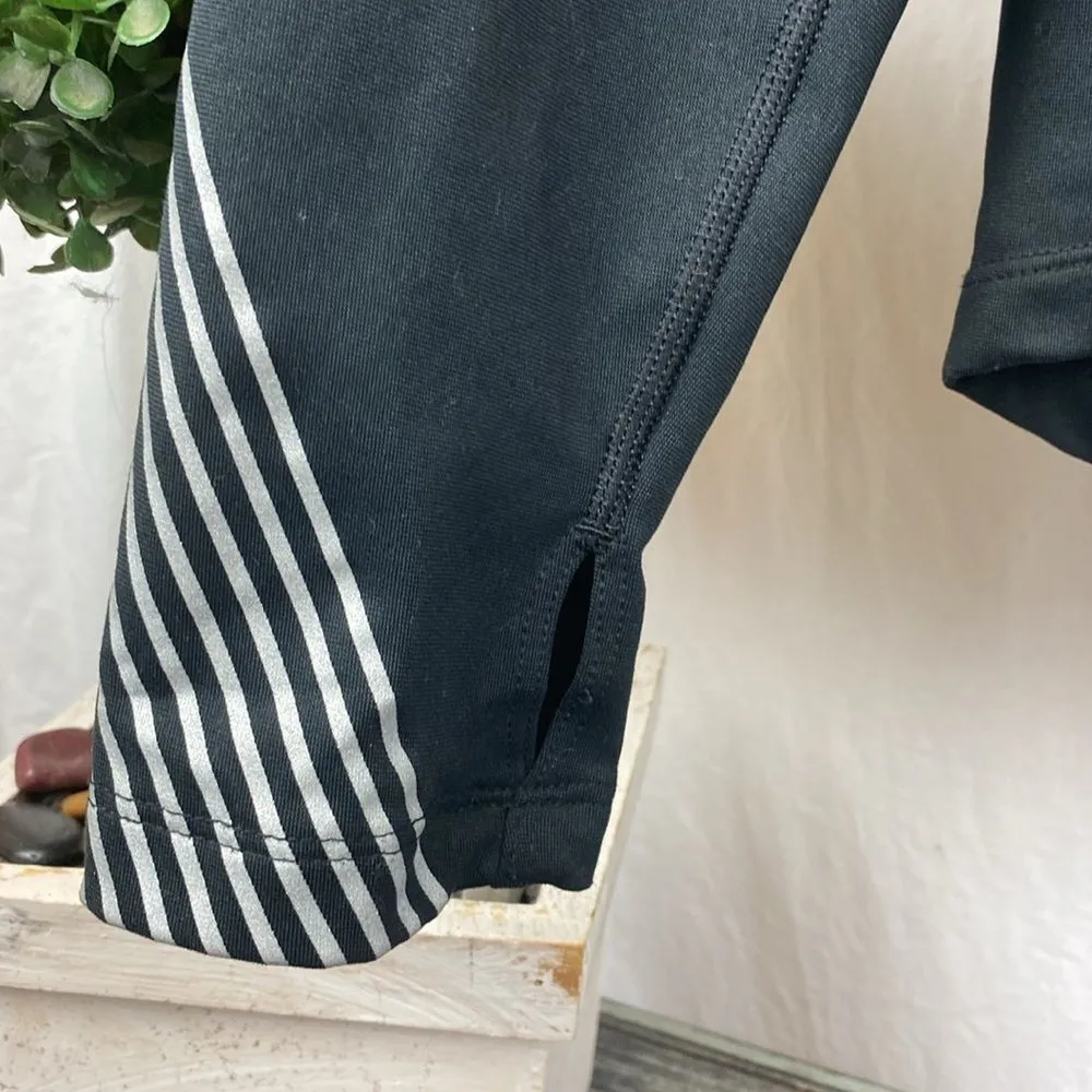 Nike Black Flash Long Sleeve Quarter Zip Dri Fit Running Shirt Top M - Image 5