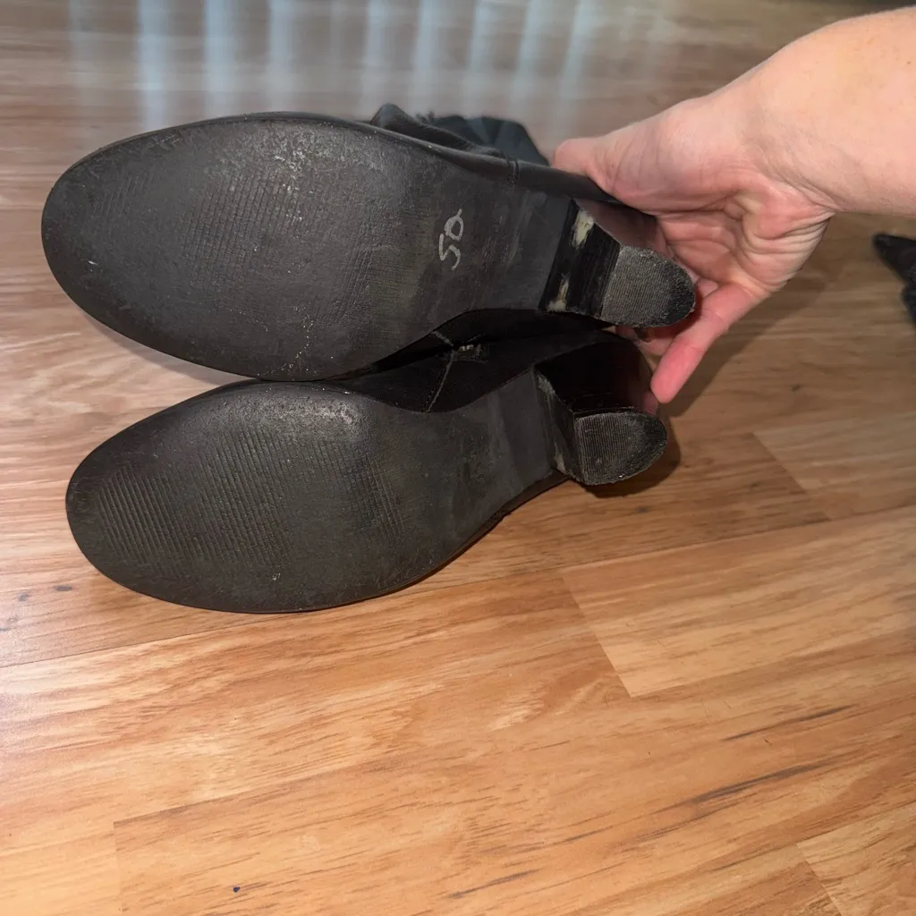 Fossil Black Leather Rebecca  Boots - Image 5