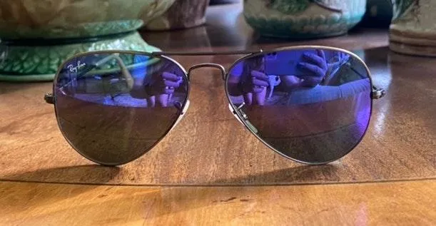 Ray-Ban Aviator Flash Lenses Violet - Image 5