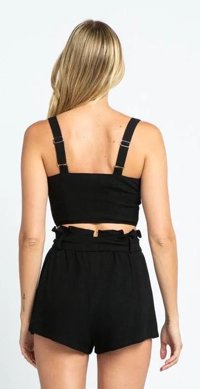 Black Two Piece Button Down Set - Image 6