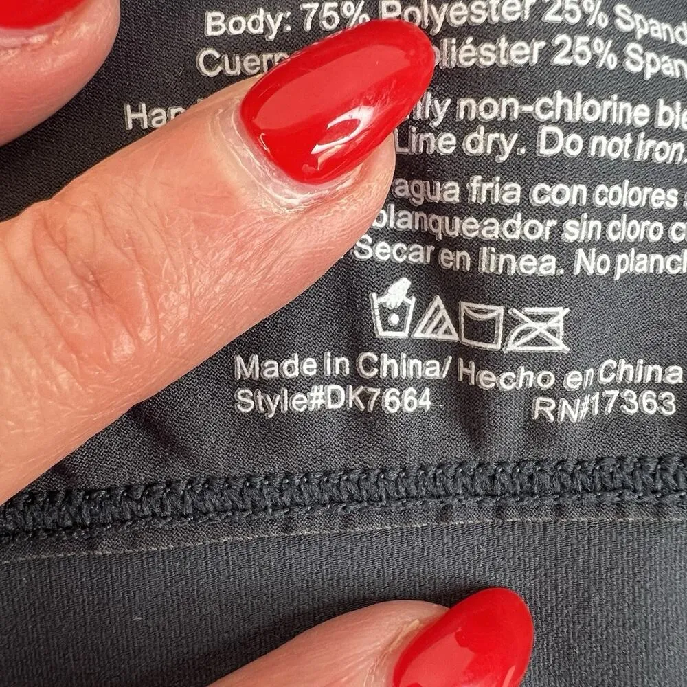 DKNY Small Bra Wireless Microfiber Plunge Smooth Molded Cups Dark Gray DK7664 - Image 13