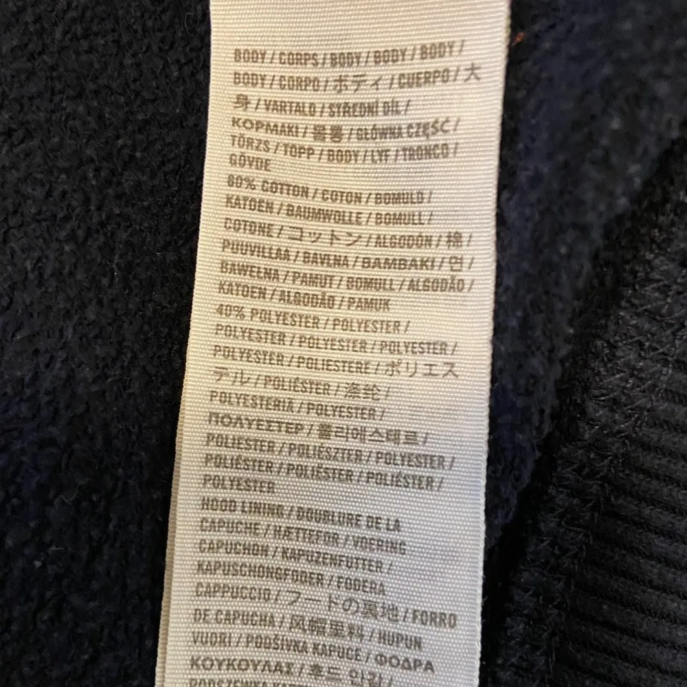 Hollister Navy Blue Button Front Sweater Size Medium - Image 8