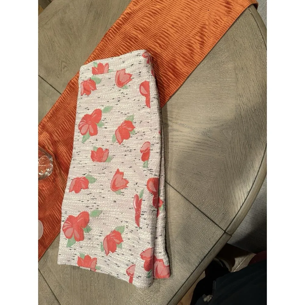 J.Crew Pink Floral Tweed Pencil Skirt Women’s Size 14 High Waist Tan - Image 5