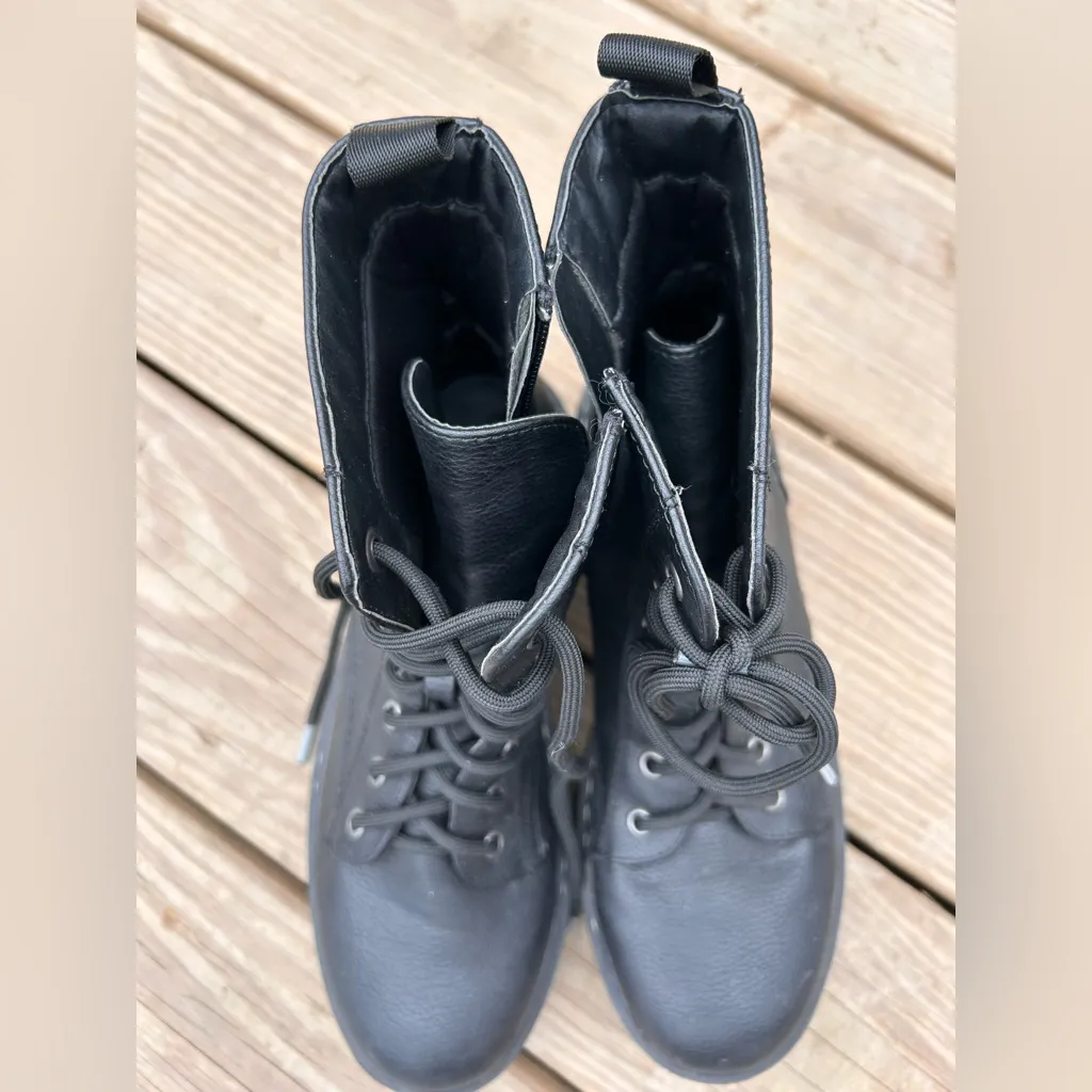 UnionBay Women's Hayden Combat Boot Black - Size 8.5 - Image 5