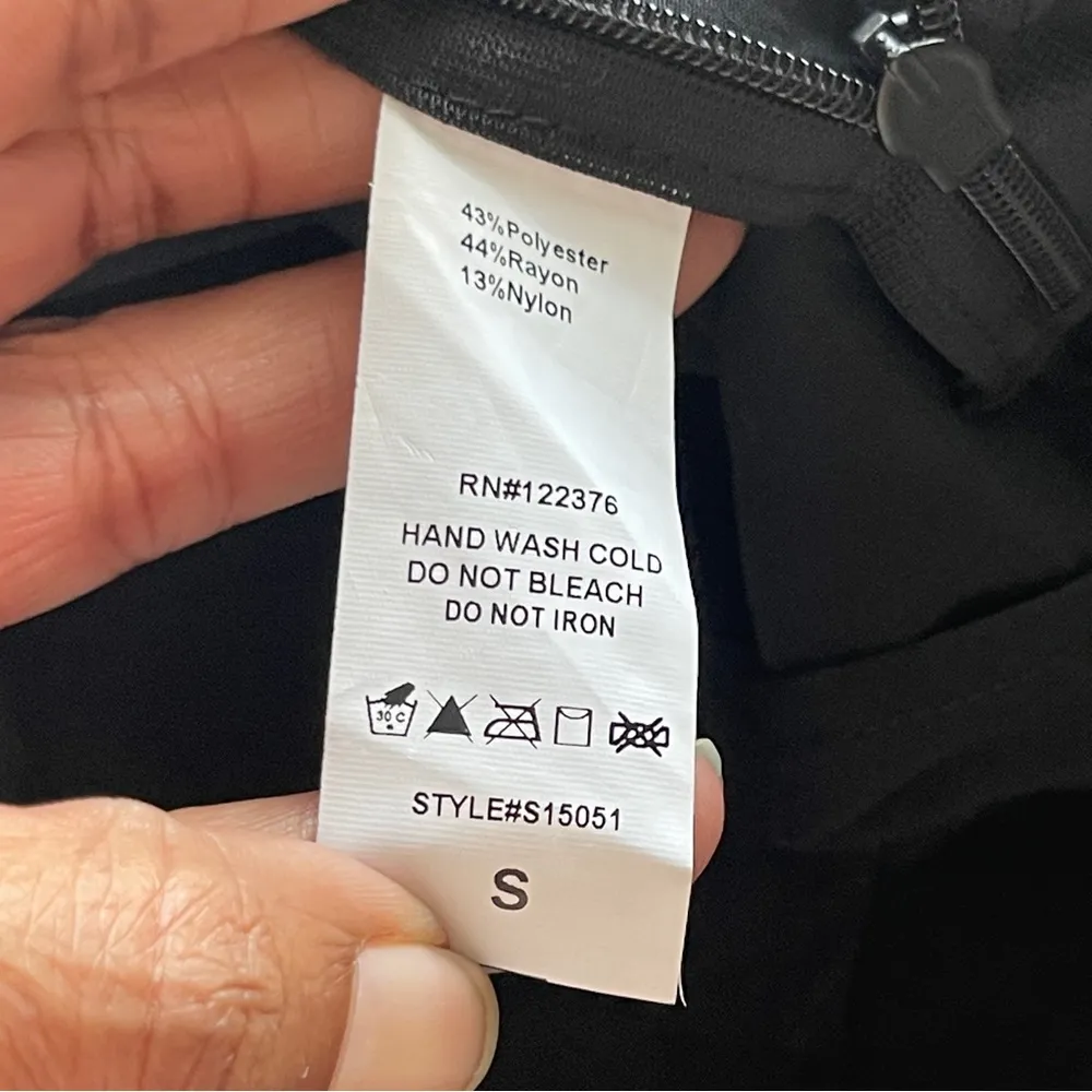 MUSTARD SEED | Black Puff Sleeve Blouse Sz S - Image 7