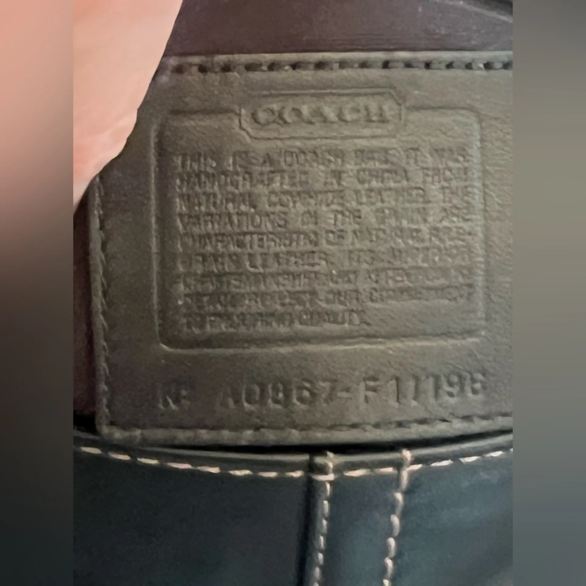 Coach Hampton Buckle‎ Flap Crossbody Bag F11196 in Black - Image 6