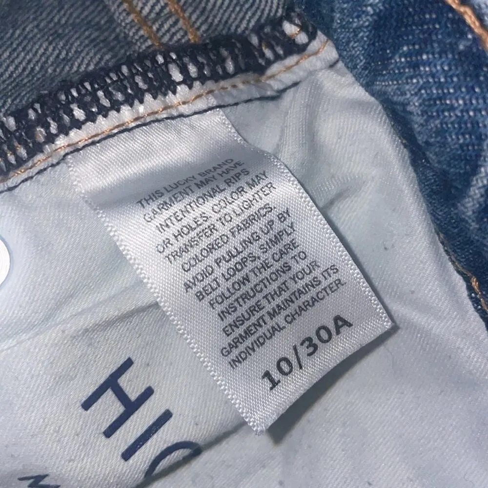 Lucky Brand Women’s 10 / 30 Drew Jeans High Rise Mom Jeans - Image 8