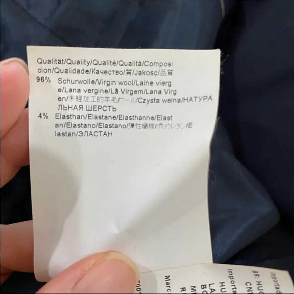 Hugo Boss BOSS- fundamental Wool navy suit blazer - Image 15