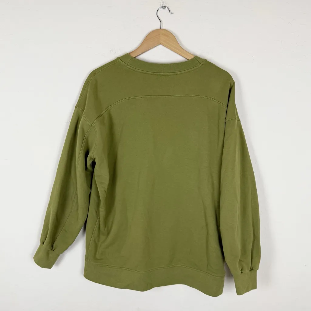 Lululemon Perfectly Oversized Crew Bronze Green - Image 4