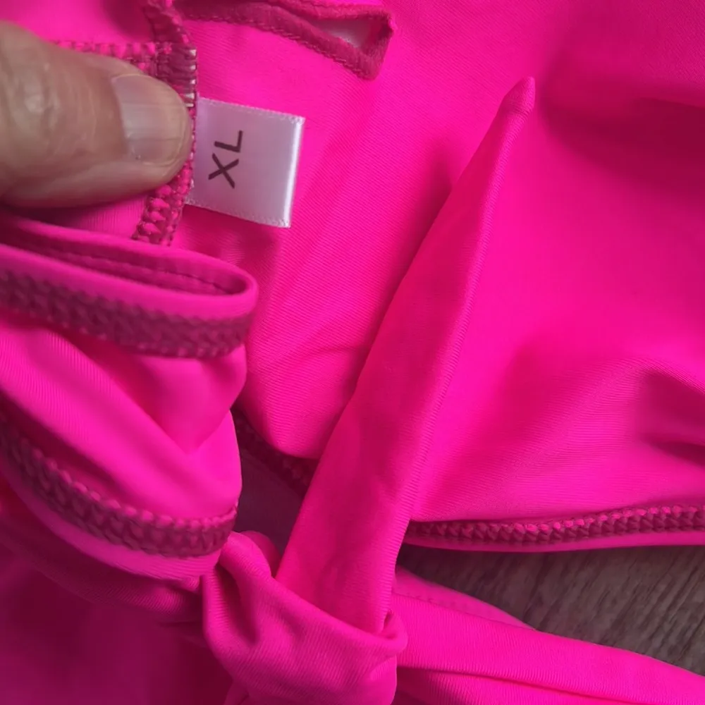 Vibrant Pink Halter Swimsuit NWOT Size XL - Image 4