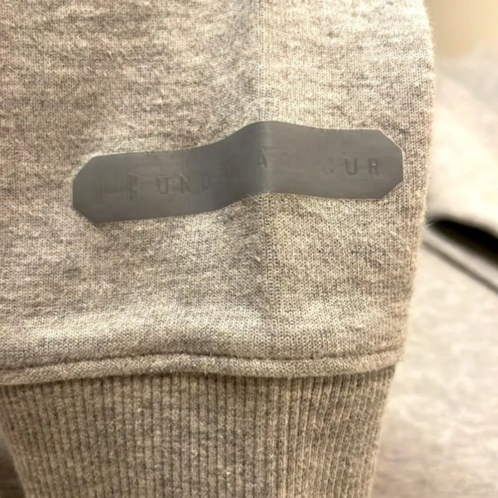 The North Face- Relaxed Cropped Mock Neck Ribbed Pullover in Grey- Size Small - Image 9