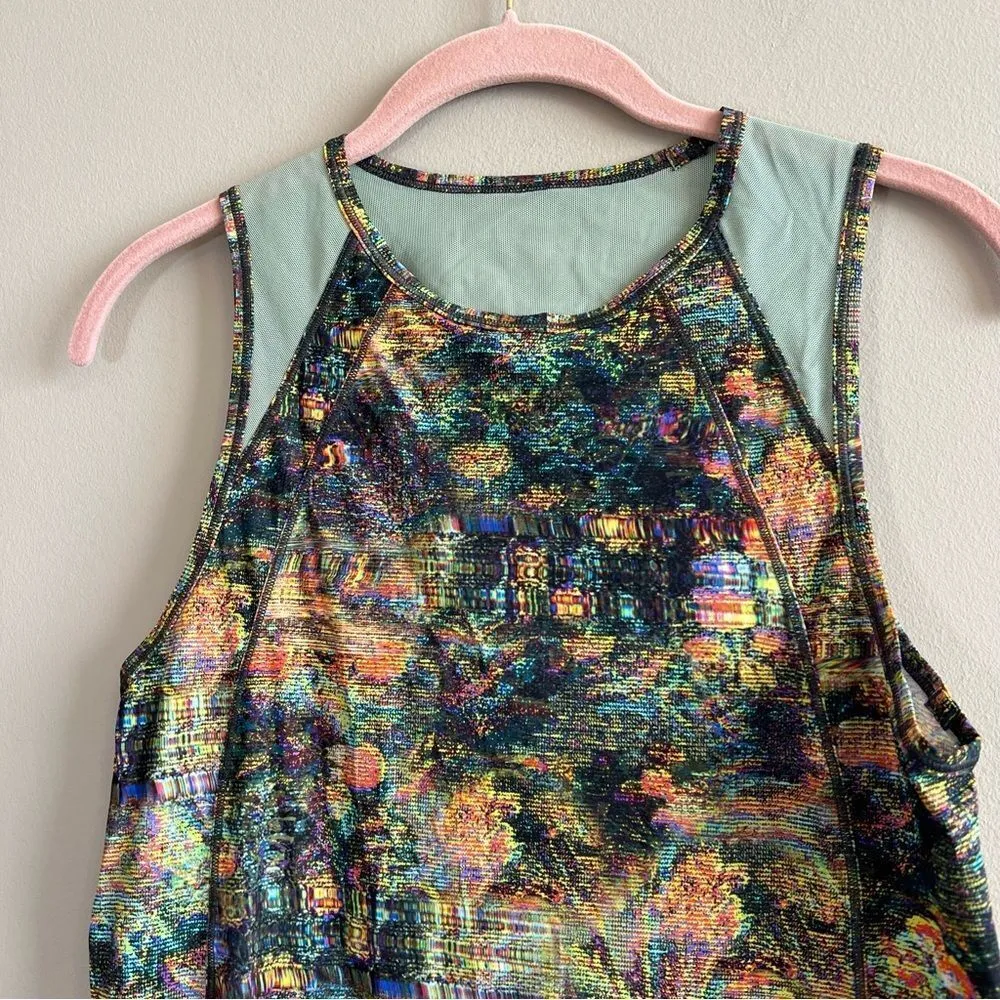 ✨ Lululemon Sculpt Tank SeaWheeze Glitch Starlight Tapestry Mesh - Image 4