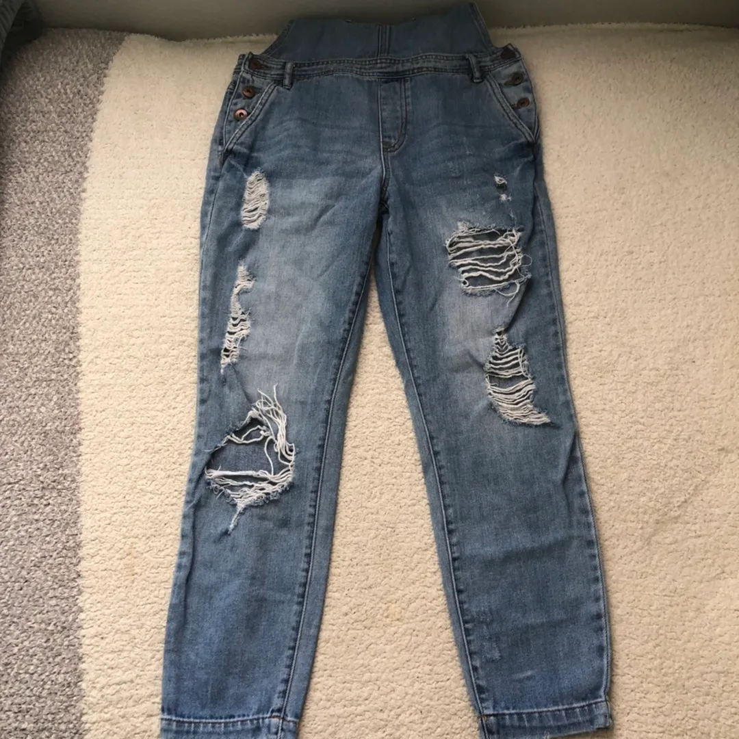 Forever 21 Blue Denim Overalls  - Image 2