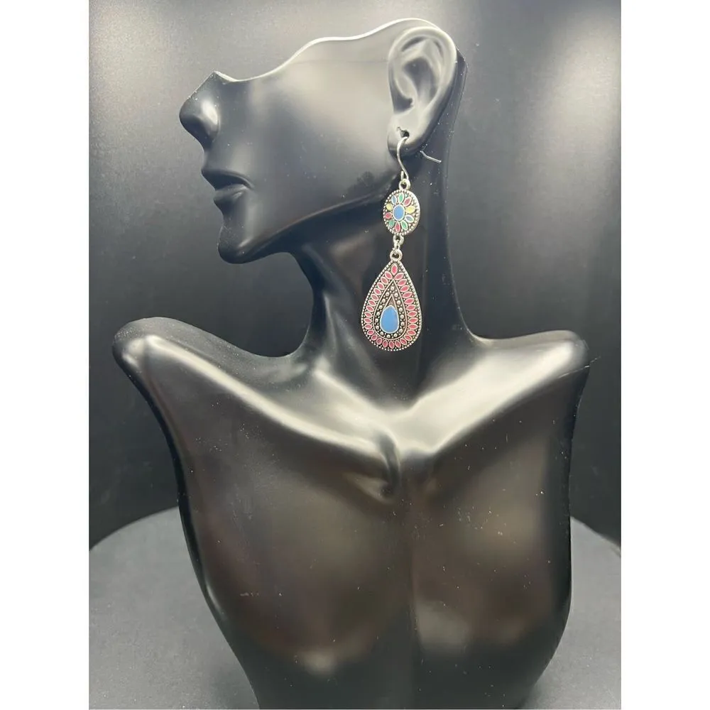 All New! Mini Lot of 5 Bohemian Boho Fashion Earrings - Image 5