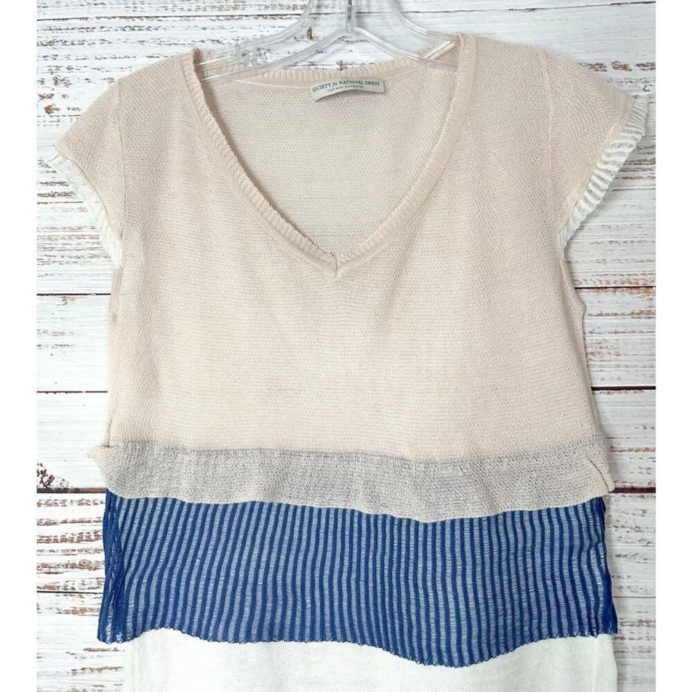 Society For Rational Dress Women's Layered Cap Sleeve Top Multi - Image 2