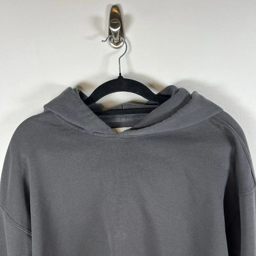 abercrombie and fitch soft a&f collection crew‎ sweatershirt dark gray si… - Image 4