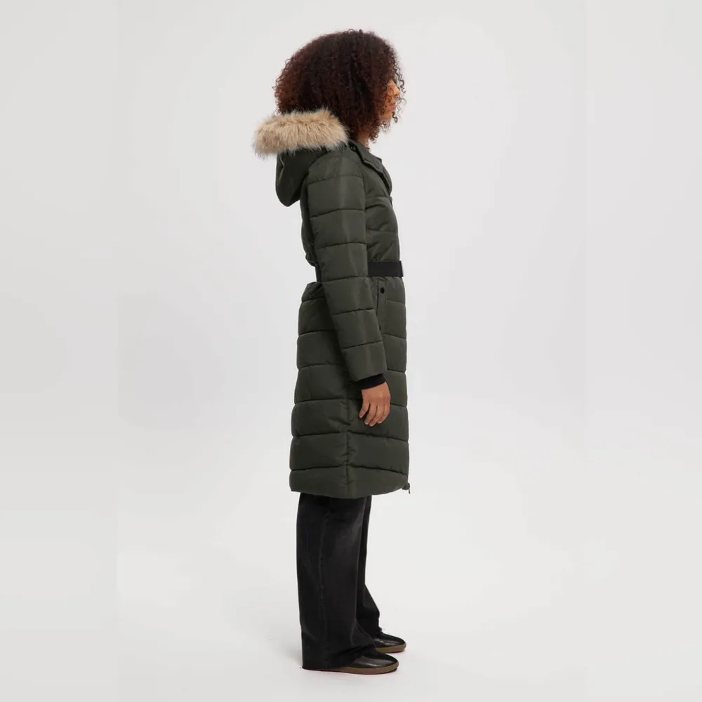 NOIZE Capri Long Length Parka Forest, Size X - Image 4