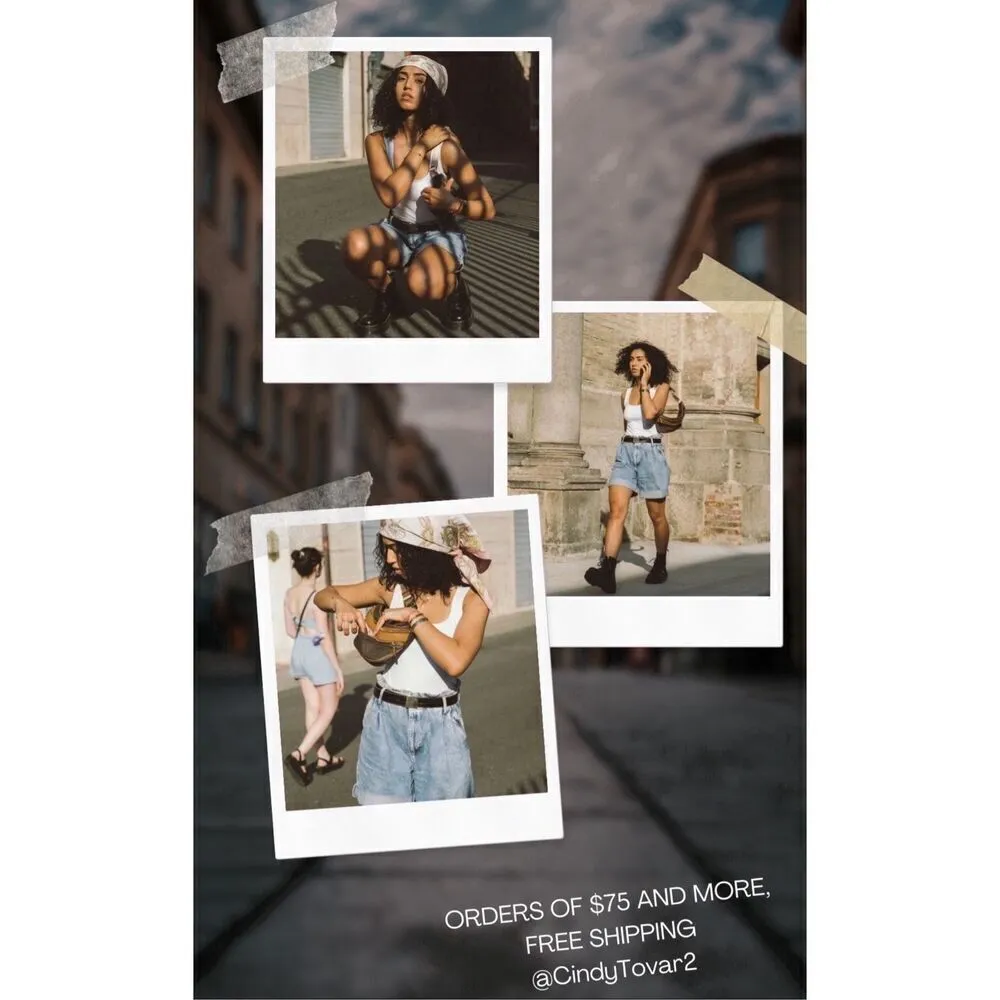 Green mini Jean short - Image 10