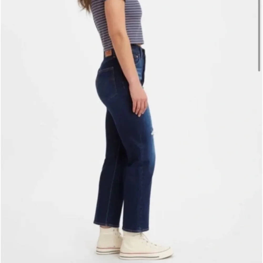 Levi’s Ribcage Straight Ankle Jeans Distressed 27 - Image 3