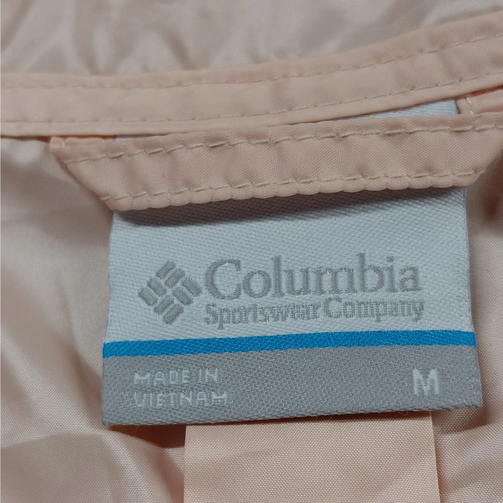Columbia Womens Medium Flash Forward Windbreaker Jacket Colorblock Hooded Zip - Image 11
