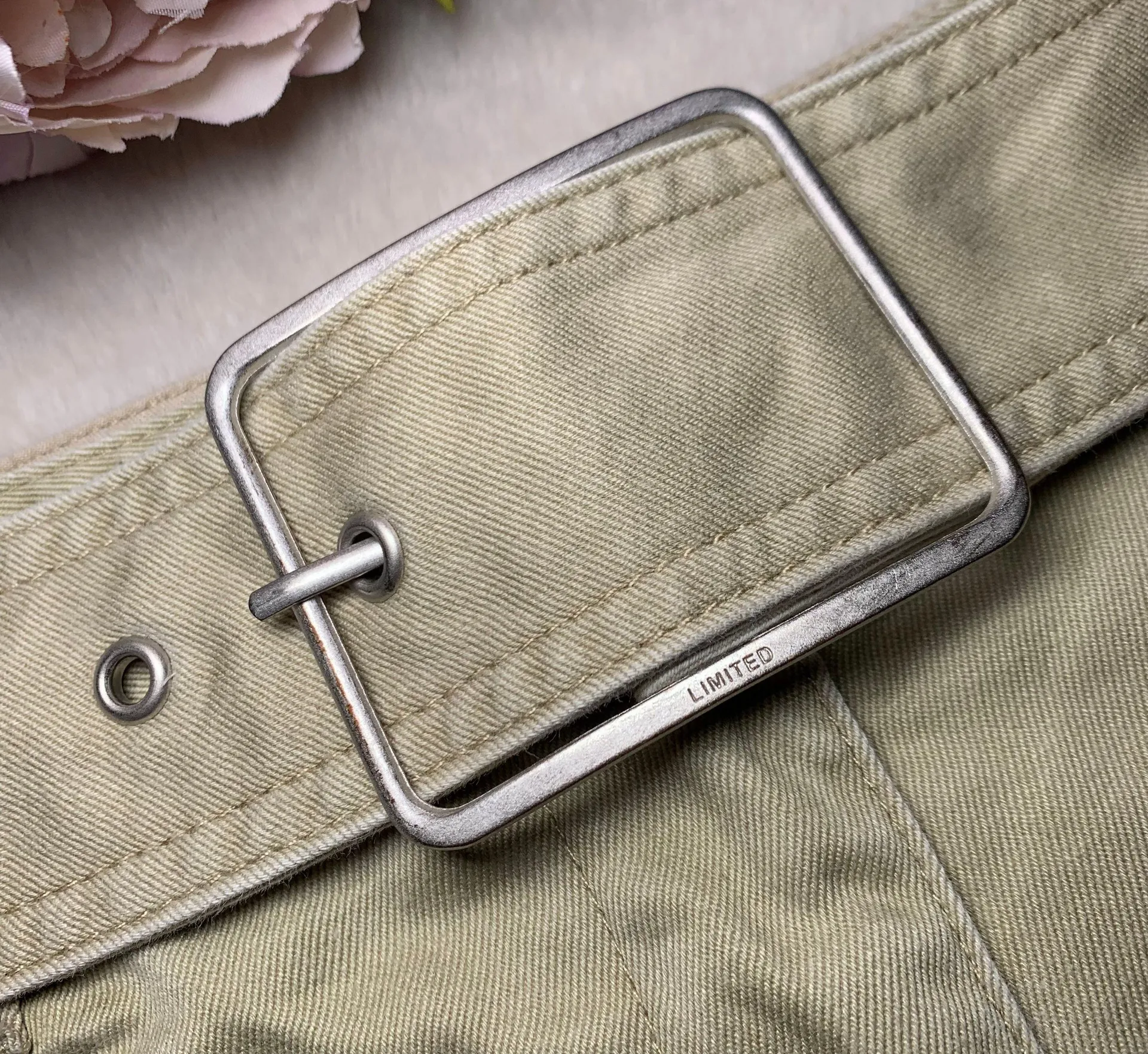 Vintage Khaki Skirt - Image 3