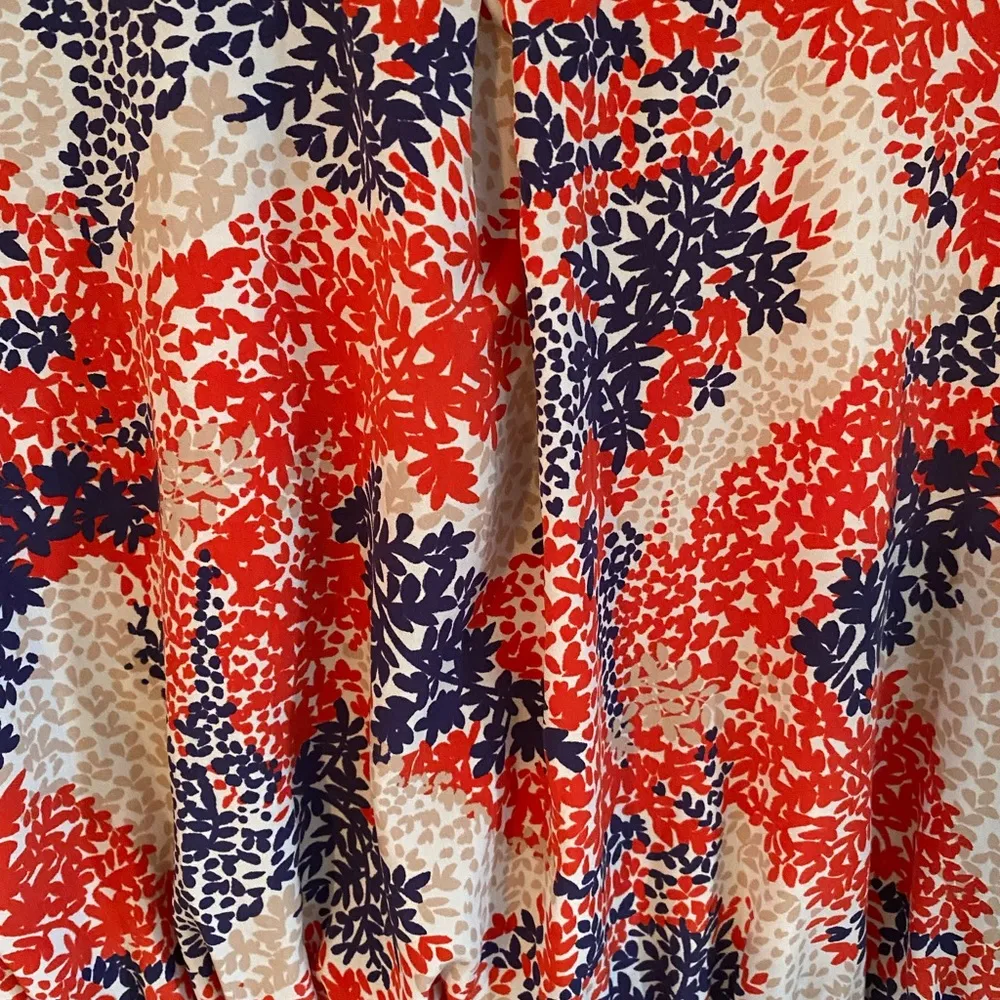 Jessica Simpson Red, White, & Blue Long Sleeve Dress size 6 - Image 5