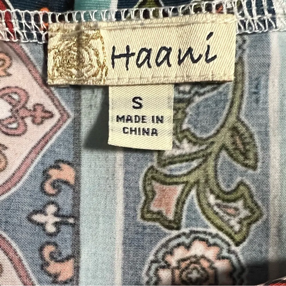 Women’s All Occasion Vibrant Print Dress by Hanni, Size Small - Image 3