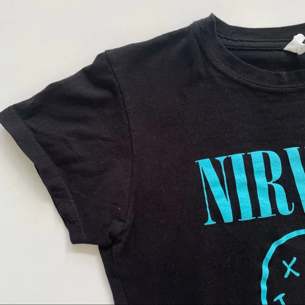 Nirvana Tee size Large Blue - Image 2