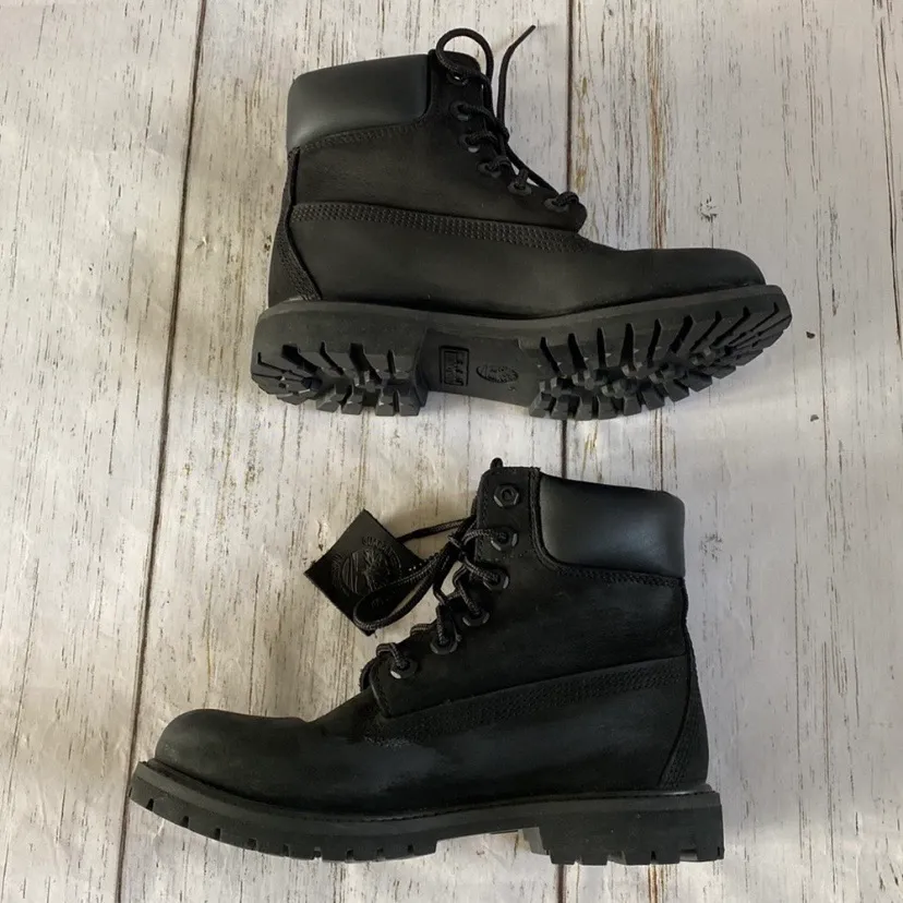 Premium 6 Inch Waterproof Black Leather Boots - Image 6