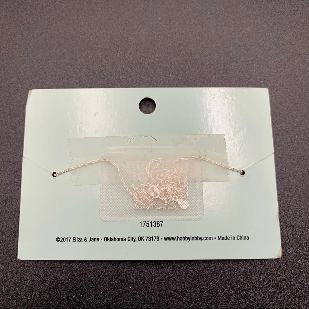 Eliza & Jane Double Intertwined Heart Necklace Sterling Silver Dainty 925 16” - Image 3