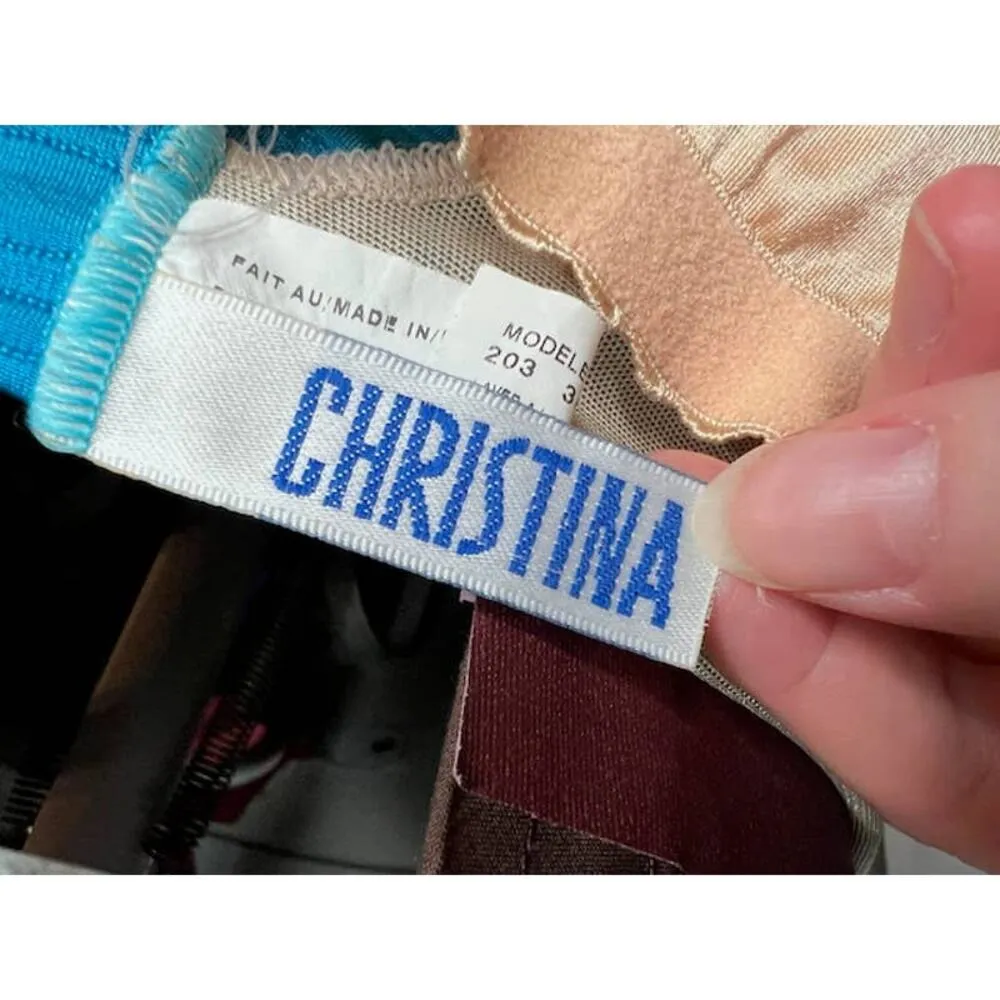 Christina one piece swimsuit Vintage textured waves square neck blue - Image 8