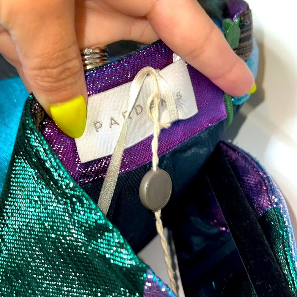 NWT Pardens Topwear Randi Metallic Crop - Image 5