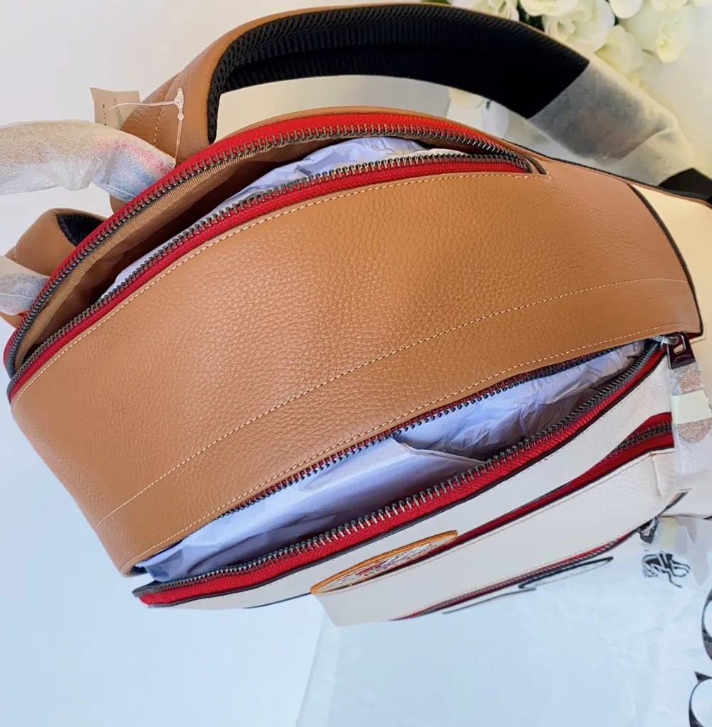 NWT Coach West Backpack With Patches cj512 - Image 10