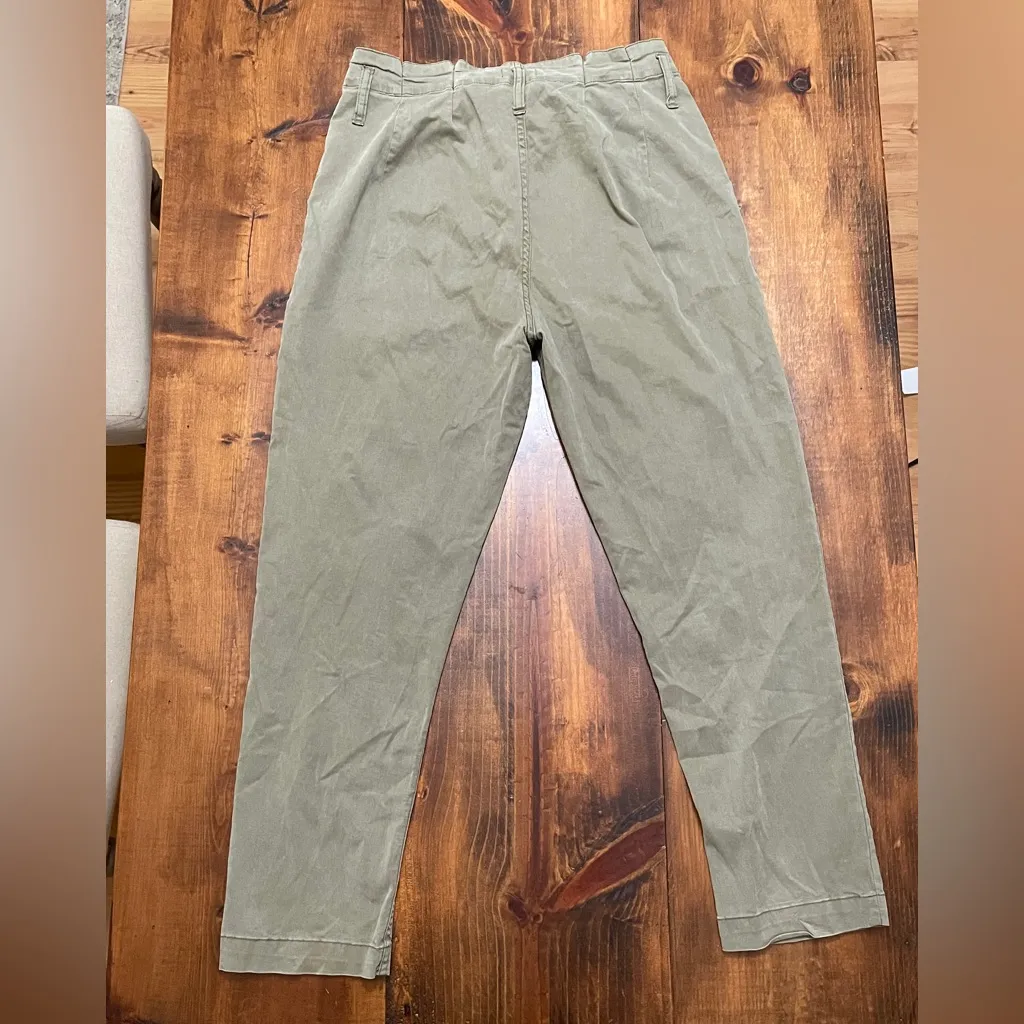 Topshop Cargo Pants Khaki Army Green Trousers Womens 8 - Image 5