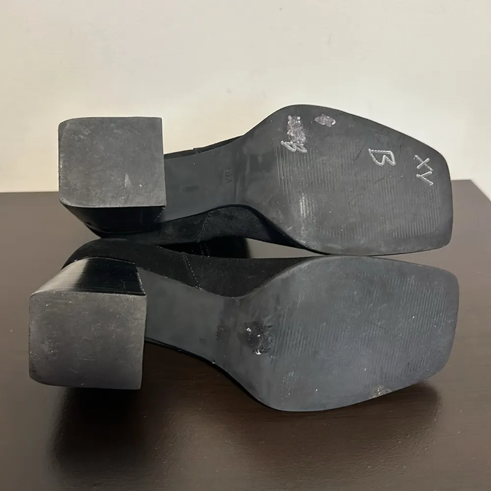 Vince Camuto Astenna Studded square toe suede boots - Image 7