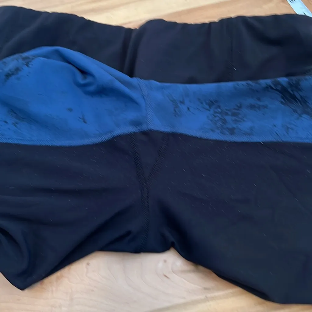 North Face Leggings Women’s Plus Size Black & Blue Elastic Waistband Size 1X - Image 12