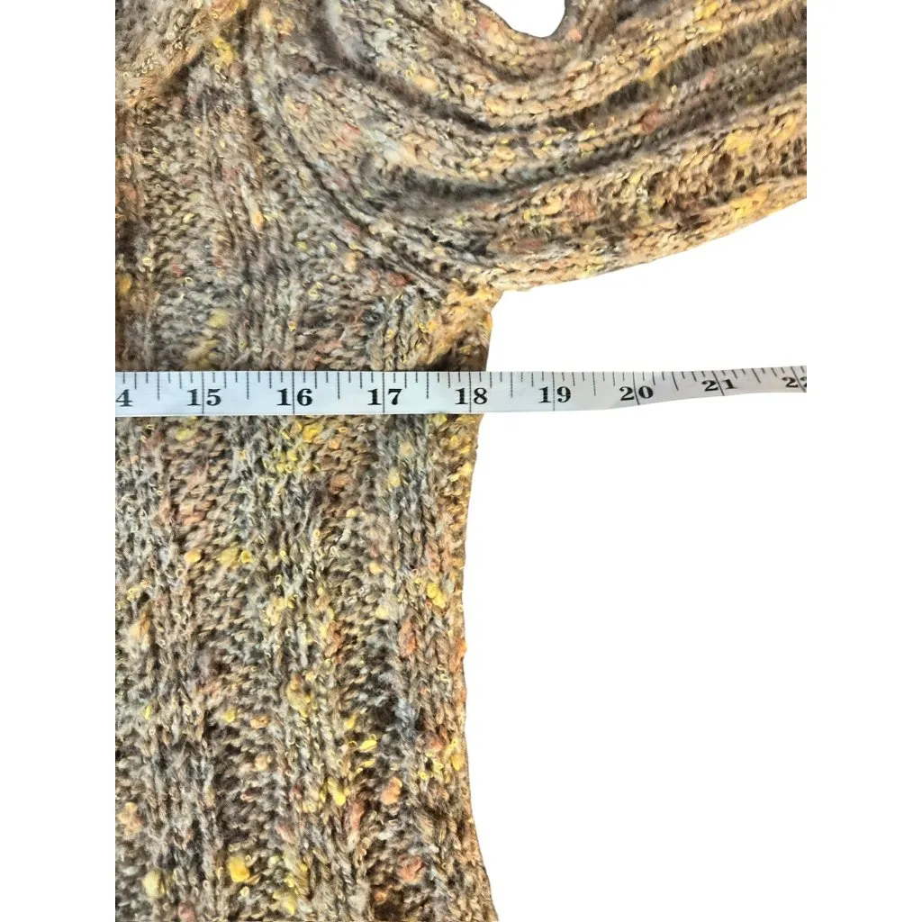 Ruby Rd. Women's Multi Brown Colored Knitted Cardigan Size L - Image 5