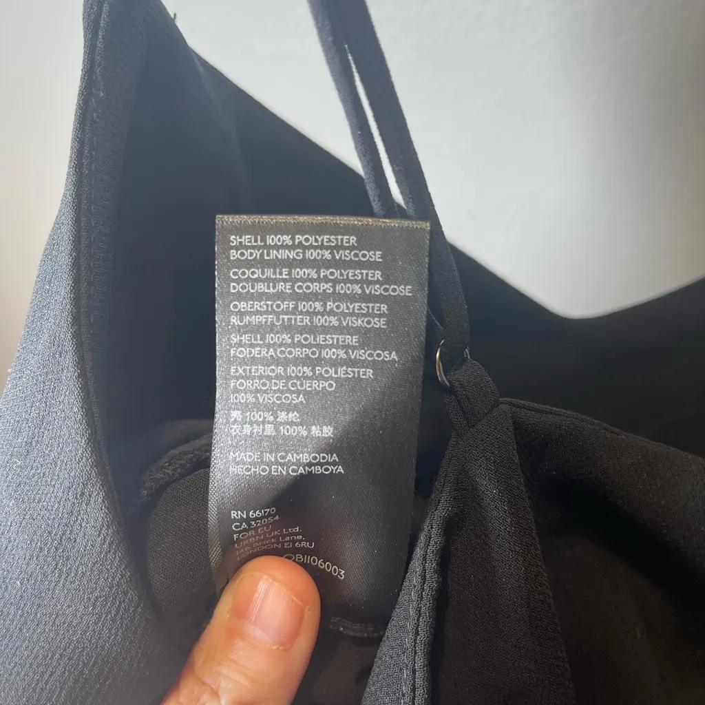 Anthropologie‎ Maeve Magdalena Black Jumpsuit Size 10P - Image 3