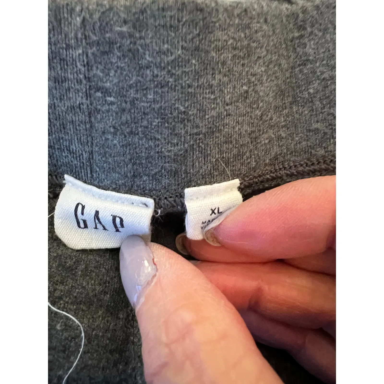 Gap light heather basic leggings activewear athleisure size XL - Image 3